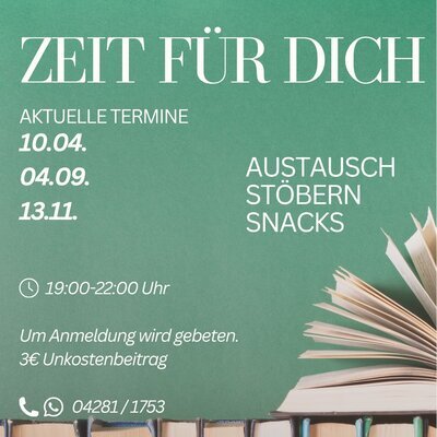 Flyer Zeit für dich (c) Samtgemeinde Zeven