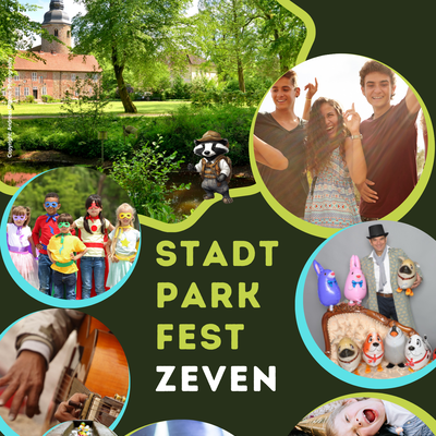 Plakat zum Stadtparkfest Zeven 2025