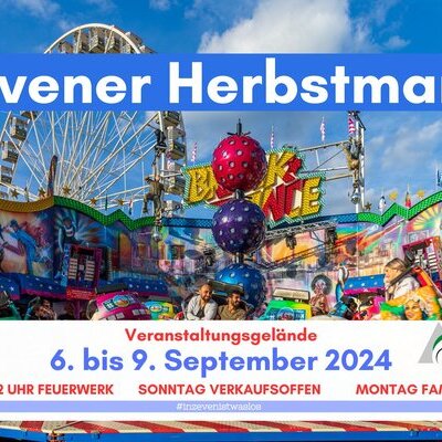 Plakat vom Zevener Herbstmarkt 2024